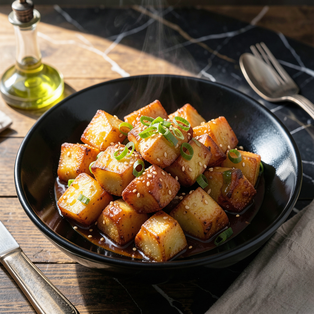 Buffet Potatoes Chinese Buffet Potatoes Recipe: Wok-Crisped and Saucy Comfort