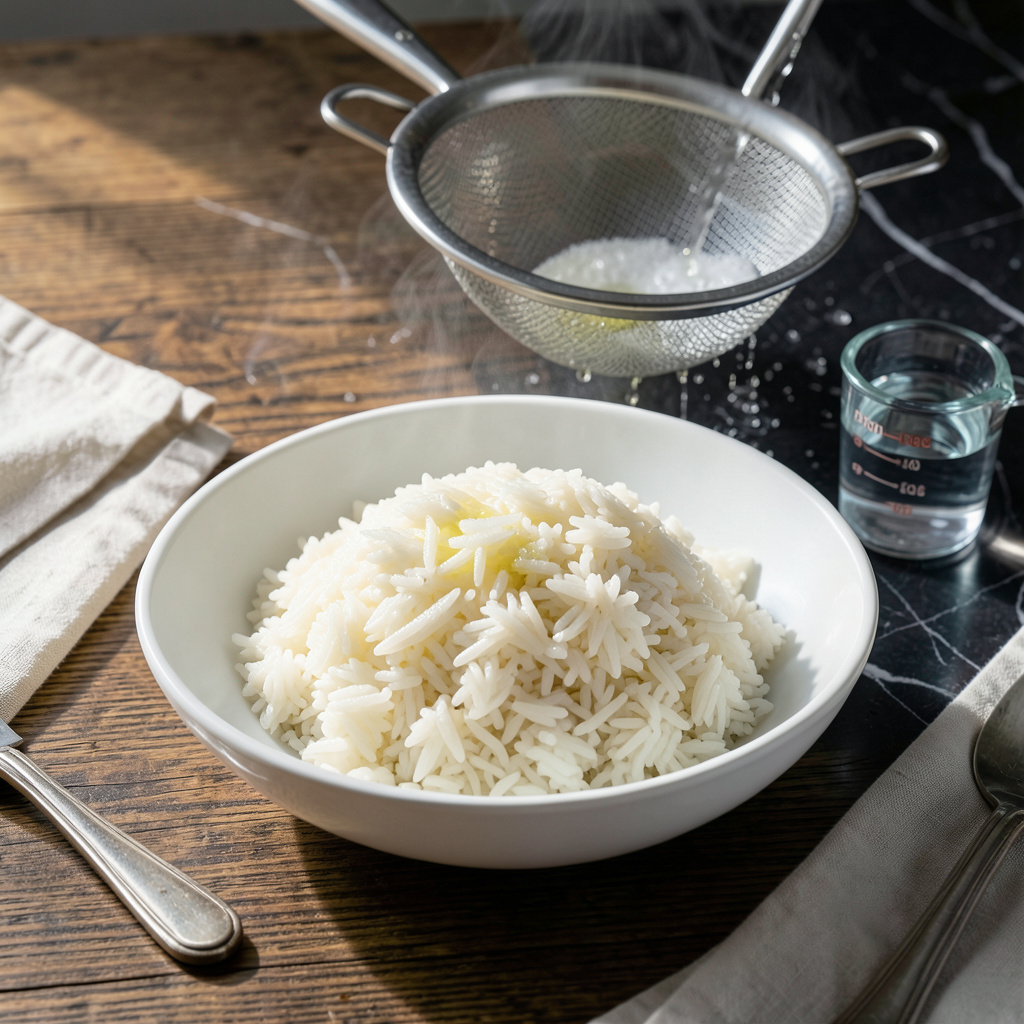 Small Less Rice How to Make Rice Less Sticky After Cooking: Simple Rinse and Fluff Method